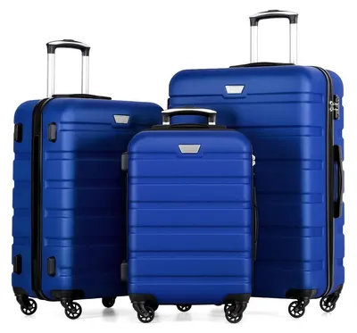 Productafbeelding van Koffer met harde schaal, trolley, rolkoffer, reiskoffer, handbagage met TSA-slot