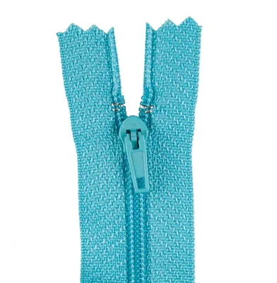 1 Reißverschluss spiral 30cm x 3mm unteilbar, parrotblue