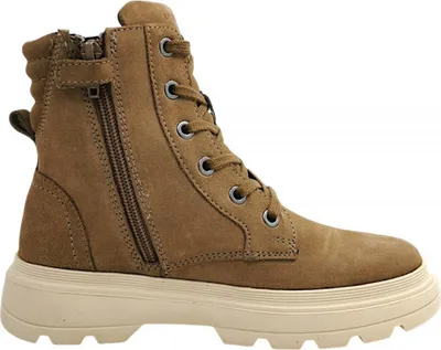 Imagen del producto de Geox J Kiddartah WPF: Botas de cordones para niña, color marrón, estilo casual