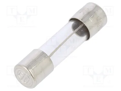Obrázok produktu pre 10 kusov poistiek: pomalý istič, 50 mA, 250 V AC, valcový, kód 179120.05, poistky 5x20