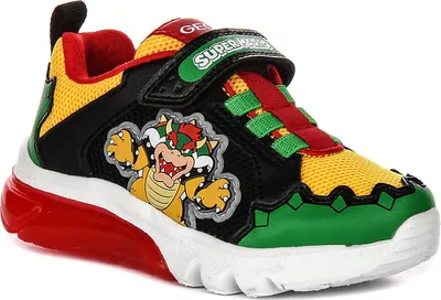 Produktbild von Geox J Ciberdrone X Supermario A in Grün für Kleinkinder – 9 UK - 27 EU - 10 US / Green Multi