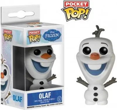 Immagine prodotto di FUNKO POCKET POP PORTACHIAVI FROZEN OLAF MINI FIGURINA NUOVO!  Funko