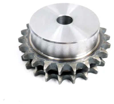 Image de Pignon 08B, 23 dents, avec moyeu, trempé, P : 12,7, 1/2″, à deux rangées
