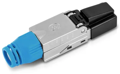 Produktbild von Cat 8 Netzwerkstecker CAT8.1 RJ45 Netzwerk Stecker geschirmt Werkzeuglos 2000MHz