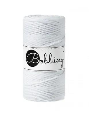Produktbild von Bobbiny Macrame Cord 3 mm 100 m White Schnur