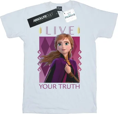 Produktbild von Disney - "Frozen 2 Live Your Truth" T-Shirt für Herren BI27087 (5XL) (Weiß)