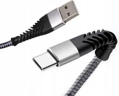 Produktbild von DSJ 2m USB C Kabel Quick Charge 3.0 Schnellladung