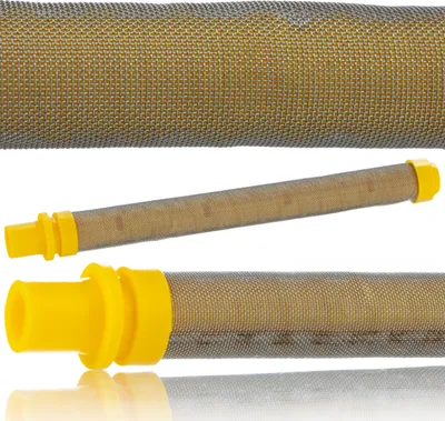 Obrázek produktu pro Rosfix Tryska s Filtrem – 100 Mesh | Délka 100 mm, Průměr 10,8 mm | Pro Barvy, Mořidla, Pigmenty | Vhodná pro Stříkací Pistole