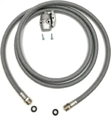 Produktbild von FRANKE 133.0062.362 Brauseschlauch 2000 mm mit Gewicht für Armatur ACTIVE WINDOW Vorfenster Zugauslauf Chrom / Ersatzteil