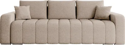 Produktbild von MIRJAN24 Schlafsofa Pufetto Boucle, Sofa mit Bettkasten und Schlaffunktion, Polstersofa, Couch vom Hersteller (Farbe: Lambi 06)