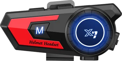 Produktbild von Motorrad Headset,1000m Intercom Motorrad Kommunikationssystem,Helm Headset mit Freisprecheinrichtung Bluetooth,Funk,Lärmminderung Gegensprechanlage