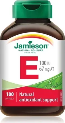 Obrázek produktu pro Jamieson Vitamin E 100 IU / 67 mg - 100 kapsl