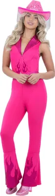 Produktbild von Smiffys - "Glamorous" Jumpsuit - Damen SM3145 (M) (Pink)