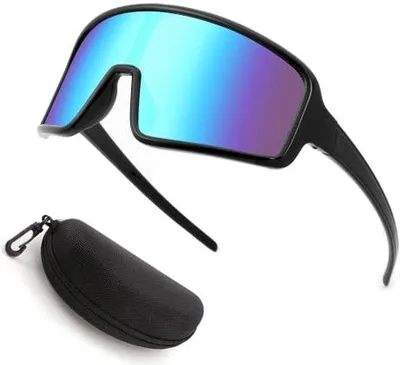 Produktbild von Famanu Sportsonnenbrille UV400 Schutz - für Radfahren, Laufen und Outdoor-Aktivitäten
