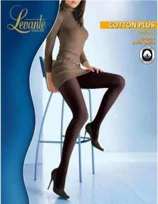 Produktbild von Damen Strumpfhose LEVANTE weiche und warme Baumwollstrümpfe Art. Baumwolle PLUS COLLANT, 2 - M, Cotone 3%,Poliammide 87%,Elasthan 10%