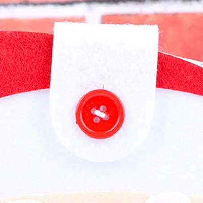 Obrázek produktu pro Plstěné vánoční řemeslo Netkaná textilie Roztomilý DIY plstěný vánoční šicí řemeslný ornament Ruční výroba hraček (Santa Claus)