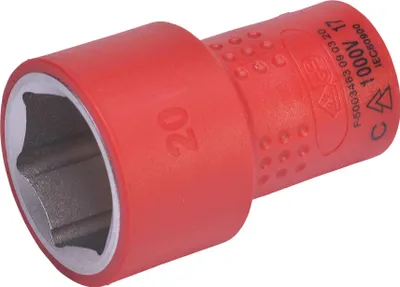 Produktbild von SW-Stahl 05520L-20 Steckschlüsseleinsatz, 10 mm (3/8') Antrieb 20 mm
