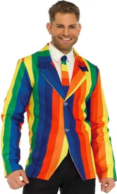 Zdjęcie produktu dla Leg Avenue - Marynarka + Krawat Rainbow S