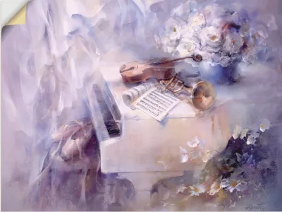 Produktbild von ARTland Wandbild, selbstklebend Wie ein Lied Größe: 40x30 cm