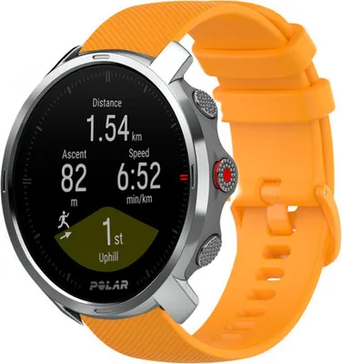 Produktbild von Strap-it® Polar Grit X Silikonarmband (Orange)