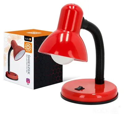 Produktbild von Schreibtischlampe SMIESZEK 1xE27 rot Kobi