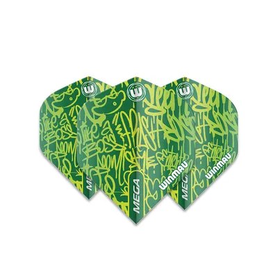 Zdjęcie produktu dla Dartfly Flights Winmau Mega Standard Green