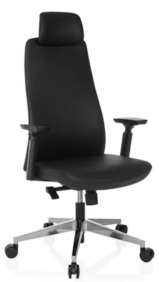 Produktbild von hjh OFFICE Profi Chefsessel YUCANO I Ergonomischer Bürostuhl mit Armlehnen (höhenverstellbar) Kunstleder Drehstuhl für Büro, Zuhause