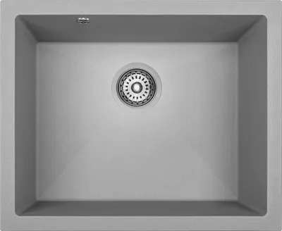 Produktbild von Einbeck-Spüle aus Granit, grau 460 mm (L) x 560 mm (B) x 200 mm (T)