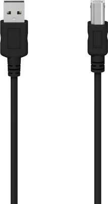 Image de Hama 00300066 Câble USB 3 m USB 2.0 USB A USB B Gris (00300066)