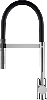 Produktbild von Granitan | Küchenarmatur Vento - Silber - 360° Schwenkbar - Ausziehbarer Auslauf - Edelstahl - Küchenarmatur