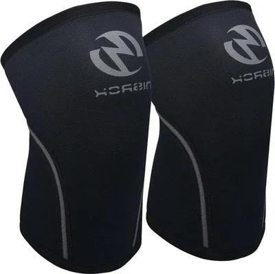 Produktbild von Famanu Kniebrace 7 mm Neopren - Unterstützung für Crosstraining, Gewichtheben, Squats, Basketball - S Schwarz