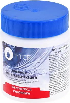 Obrázok produktu pre chlórové tablety 20g Chlórová bazénová chémia BA0567