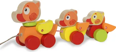 Image de Jamara Holzspielzeug Kidiwood Entenfamilie nachziehbar 1,5+