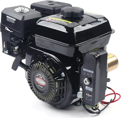 Obrázok produktu pre Benzínový motor – motor pre motokáry – štvortaktný – výkon 7,5 k, 3600 ot./min – zdvihový objem 212 cm³ – elektrický štart – vzduchom chladený – palivová nádrž 3,8 l
