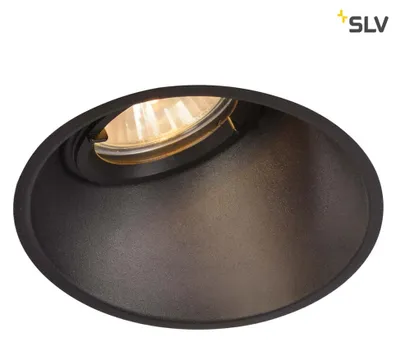 Produktbild von SLV 113150 HORN-A Einbauleuchte mattschwarz GU10 max. 50W