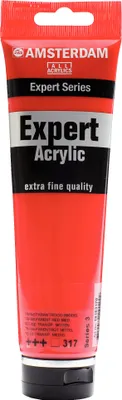 Produktbild von Amsterdam Expert Series Acrylfarbe Tube 150 ml Transparentrot Mittel 317