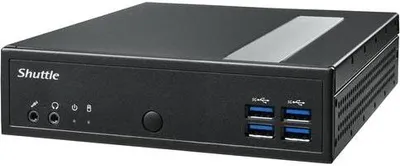 Zdjęcie produktu dla Shuttle DL40N, Wielkość PC 1.35L, Komputer mini typu barebone, DDR5-SDRAM, PCI Express, Serial ATA III, Przewodowa sieć LAN, 65 W