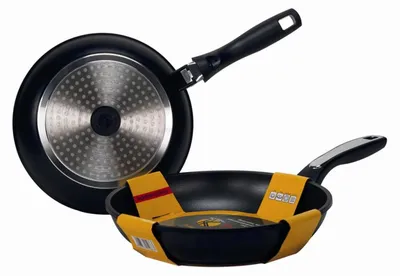Obrázek produktu pro Karl Krüger 21720D, Kulatý, Univerzální pánev, Černá, Stříbrná, Litý hliník, Keramický, Plyn, Halogen, Indukční, Utěsněná plotna, 20 cm
