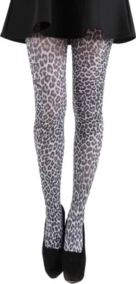 Immagine prodotto di Pamela Mann - Motivo leopardato - Collant bianco Taglia unica