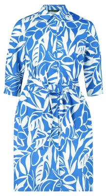 Produktbild von Betty Barclay Collection (264) Kleid Kurz 3/4 Arm, Blue/Cream 8811 8811 42