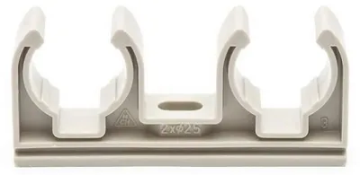 Obrázek produktu pro 50x dvojitá svorka na trubky 20mm držák na trubky Clipser svorka na trubky