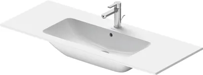 Produktbild von Duravit ME by Starck Möbelwaschtisch, mit Überlauf, 1 Hahnloch, 1230mm, 233612AA00