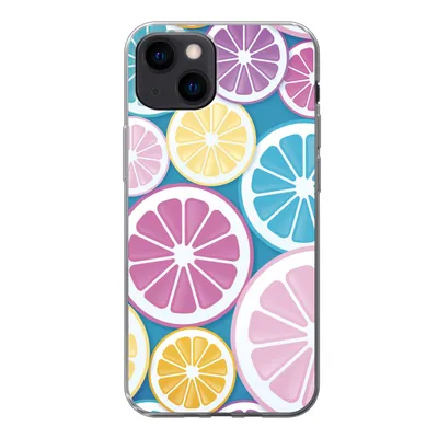 Produktbild von MuchoWow® Handyhülle Schutzhülle Hülle für iPhone 13 mini Obst - Grapefruit - Tropisch Silikon Softcase Handy Hülle - Softcase - Geburtstag Teenager