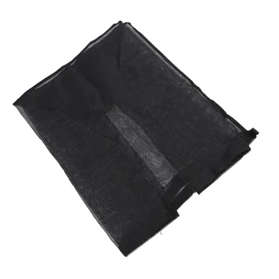 Image de Couverture respirante pour climatiseur 61x61x76cm, filet résistant aux intempéries, protection contre les feuilles, la saleté et les peluches de coton, noir