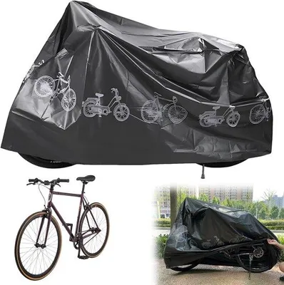 Immagine prodotto di Copertura impermeabile per biciclette 200 x 110 cm - Grigio, copertura per biciclette, protezione resistente