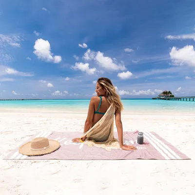 Produktbild von HOMELEVEL Strandtuch XXL Handtuch 90x180cm - Strandhandtuch Badetuch Strandlaken - schnelltrocknend saugfähig - Badelaken Badehandtuch - div. Farben