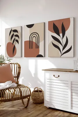 Produktbild von Wallity, 3Cnvs9 - 40 x 60, Dekoratives Leinwandgemälde (3 Teile), 100 % LEINWAND, Mehrfarbig, 40 x 60 cm