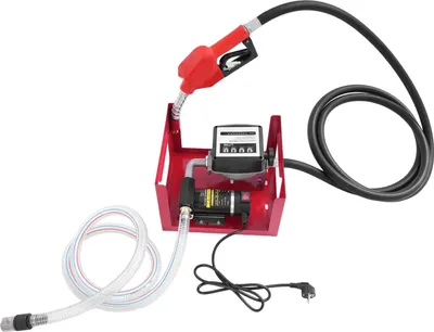 Produktbild von Diesel Kraftstoffpumpe - Elektrische Dieseltransferpumpe - 50 l/min - 3600 U/min Motor - 230 V 200 W - Selbstansaugend - Für Diesel und Kerosin - Rot
