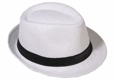 Produktbild von Panama Hut Fedora Strohhut Weiss 58