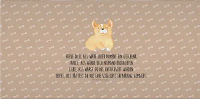 Produktbild von Mr. & Mrs. Panda Handtuch Corgie - Hundeglück - Geschenk, Frotteehandtuch, Flauschtuch, Lebensfreude, Sprüche, Lebensfroh, Hund, Händehandtuch, Corgi, kleines, 50x100